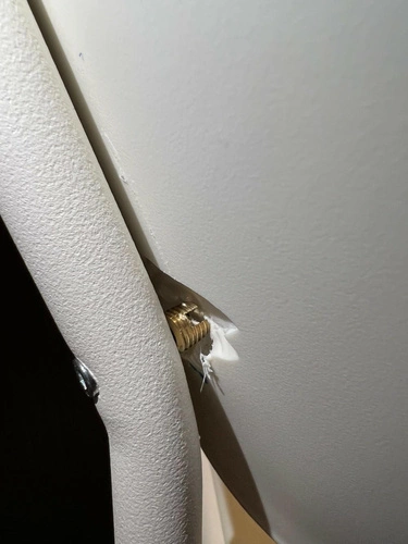 Krzesło barowe Lisa 75cm białe Outlet