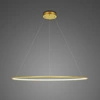 Lampa sufitowa LED okrągła złota No.1 100 cm Altavola Design do salonu i jadalni