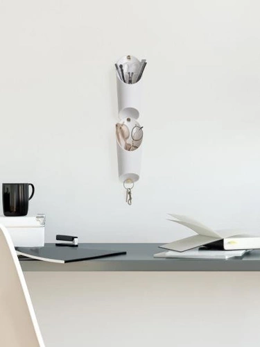 Doniczka/Organizer Floralink biała