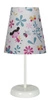 Lampka nocna do pokoju dziecka Girl nowoczesna biała z abażurem CANDELLUX 31 cm