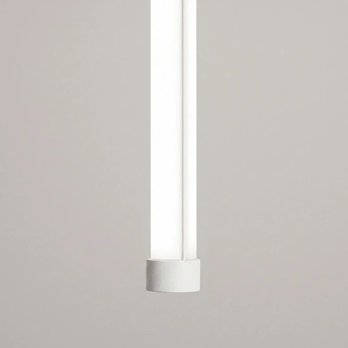 Lampa wisząca TRANG 50 biała LED regulowana nad wyspę do kuchni