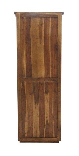 Witryna drewniana Bayang do salonu i jadalni orientalna z szybą na alkohol Intesi 180 cm