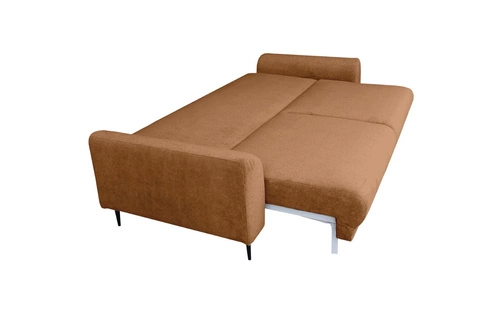 Sofa rozkładana Ferrero 3 osobowa z funkcją spania do salonu nowoczesna terrakotta