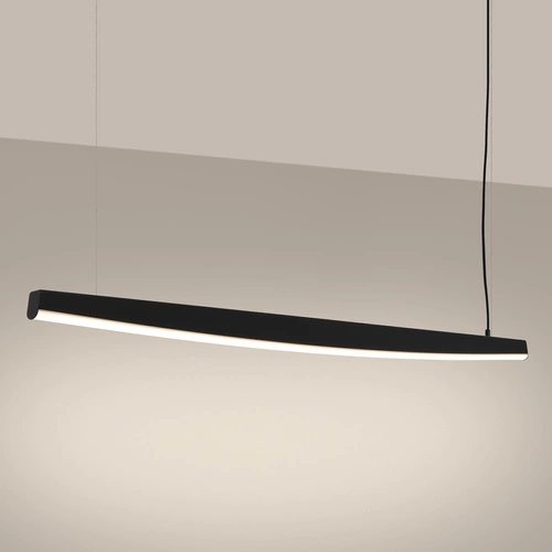 Lampa wisząca LED JORUN 150 czarna nowoczesna regulowana do salonu i nad stół Thoro