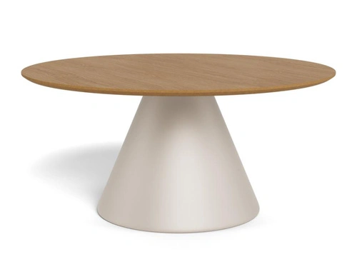 Actona Soli stolik kawowy okrągły 85 cm dąb kaszmir nowoczesny do salonu