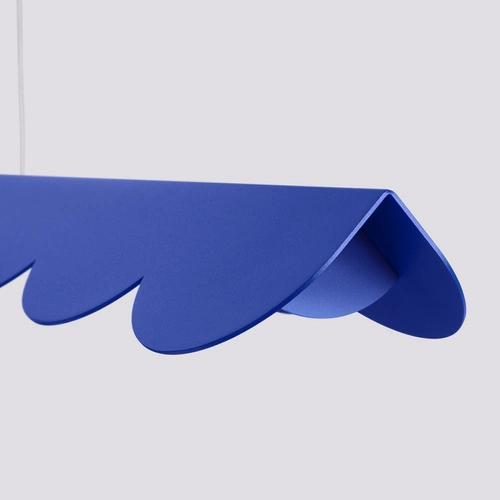 Lampa wisząca BISCUIT ultramaryna LED regulowana do salonu kuchni i jadalni Thoro