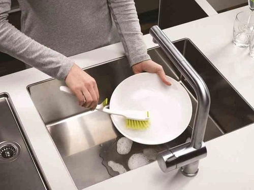 JJ - Szczotka do naczyń EDGE, szara