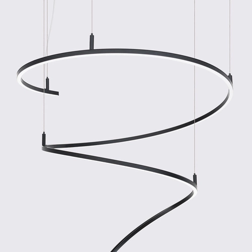 Żyrandol BJORN czarny LED 3000K