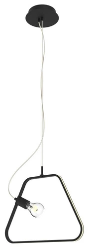 Lampa wisząca Ikaria 42 1x60W E27  led+12W LED czarny 4000K