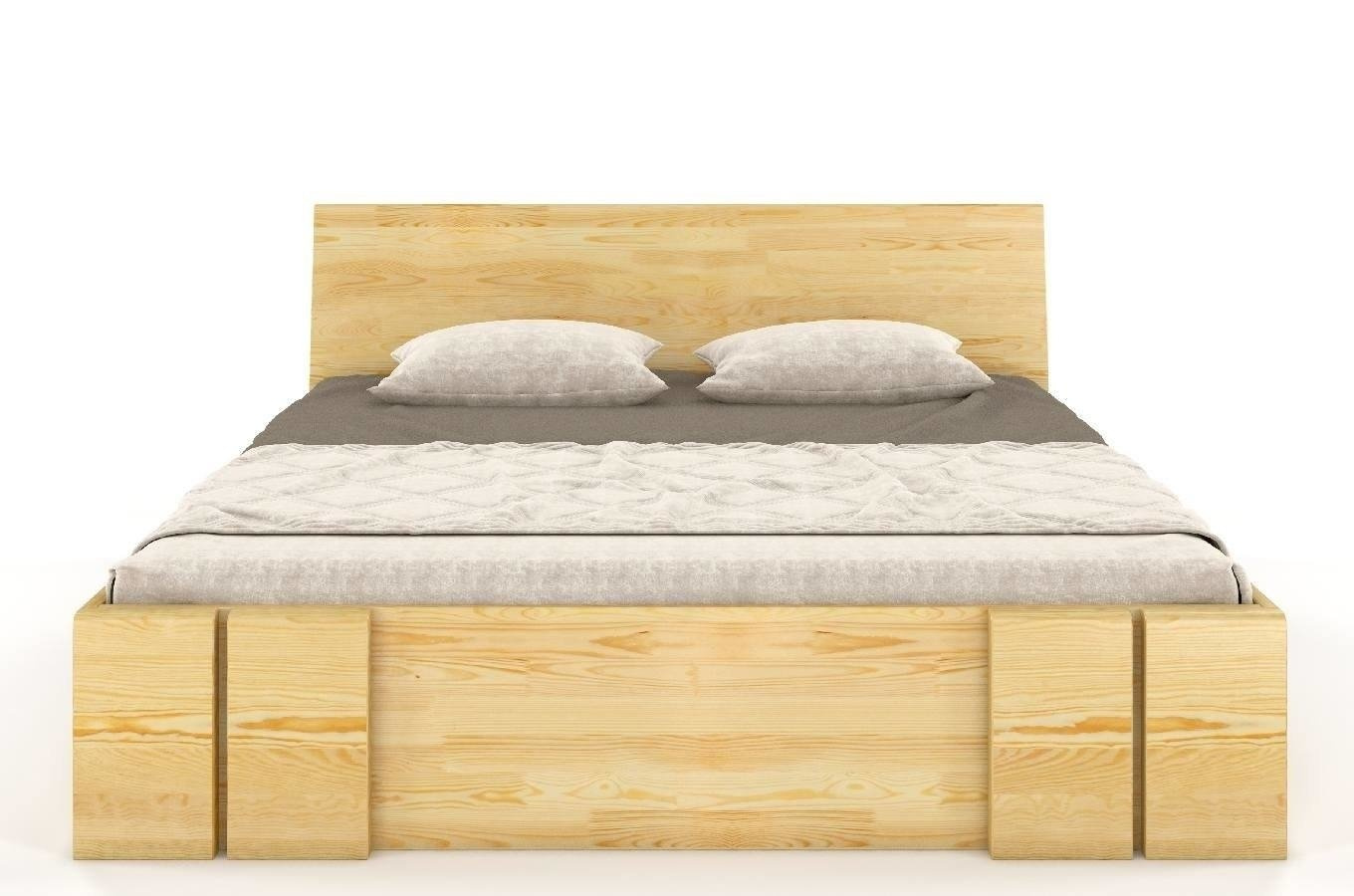 Łóżko sosnowe Vestre Maxi &z 4 szufladami 140x220