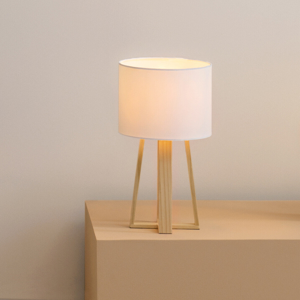 Lampka nocna Molu żółta/ naturalna