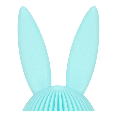 Intesi figurka wielkanocna królik duży turkusowy nowoczesna dekoracja na stół do salonu