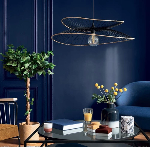 Lampa wisząca Alara czarna 69,5cm loftowa regulowana nad stół do salonu Atmosphera