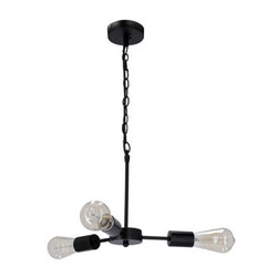 Lampa wisząca Sparta czarny 3x60W E27