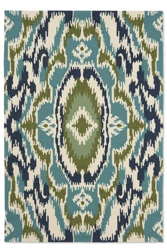 Dywan zewnętrzny Ixora Emerald Palm Chartreuse 200x280cm