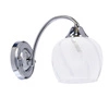 Kinkiet Prego lampa chromowy 1x40W E27  klosz bezbarwny