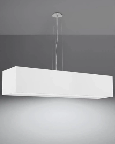 Żyrandol SANTA biały nowoczesny 5-punktowy do salonu i jadalni Sollux Lighting 120 cm