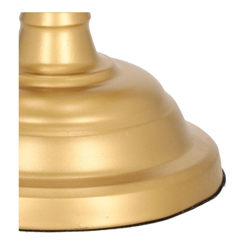 Intesi Globus dekoracyjny metalowy złoty 28 cm glamour ozdobny do salonu lub biura