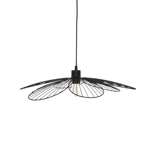 Lampa wisząca czarna metalowa Fleur loftowa do salonu i jadalni nad stół Atmosphera 57 cm