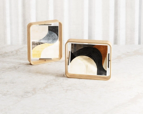 Ramka na zdjęcia 20x25 Bellwood naturalna stojąca drewniana skandynawska Umbra