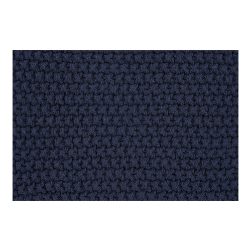 Poduszka dekoracyjna Santos 45x45 granatowa bawełniana do salonu