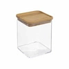 Pudełko Eske 1L kwadrat z bambusową  pokrywką