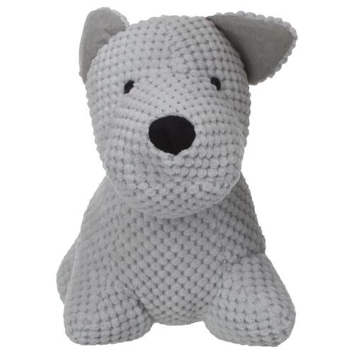 Atmosphera stoper do drzwi dziecięcy Pies biały ciężki dekoracyjny z tkaniny 24 cm