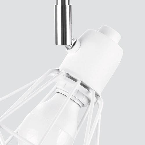 Plafon sufitowy ARTEMIS 2 biały nowoczesny metalowy z ruchomym kloszem do salonu i kuchni