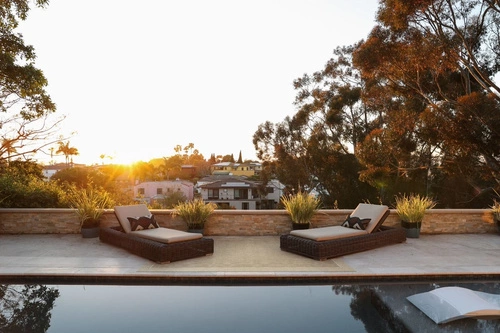 Dywan zewnętrzny Deserto 200x290 beżowy nowoczesny na taras i balkon łatwy w czyszczeniu