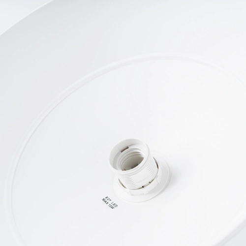 Lampa wisząca FANO biała skandynawska do salonu i jadalni stalowa 34 cm SOLLUX LIGHTING