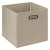 Pudełko materiałowe z uchwytem do regału 31x31 beżowe ciemne 5five simply smart