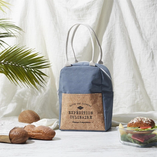 Torba na lunch Refreshing Cork 5l         niebieska