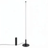 Lampa stojąca do salonu TRANG czarna nowoczesna LED 150 cm