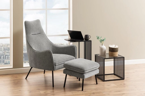 Stolik pomocniczy Strington czarny      