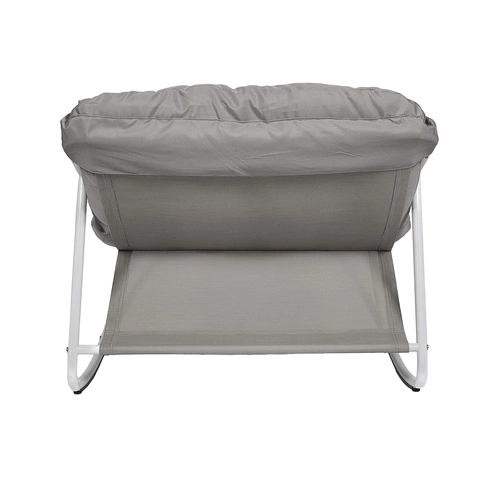 Fotel ogrodowy bujany Tenerife szary