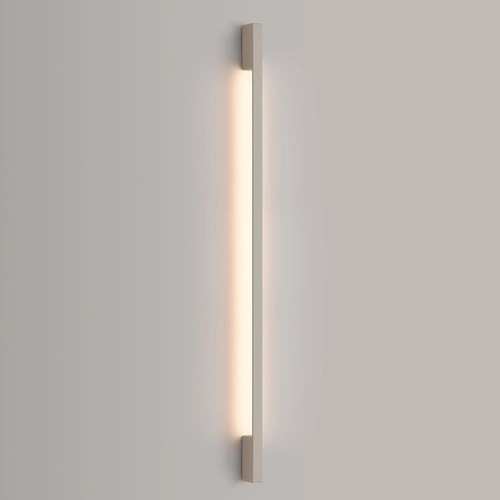 Kinkiet ścienny LED SAPPO 150 beżowy nowoczesny aluminiowy do salonu i sypialni Thoro