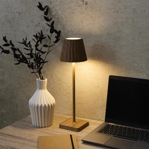 Lampka biurkowa LED Blanca Fala dotykowa naturalna do sypialni