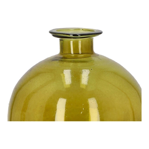 Wazon szklany zielony 15x17cm