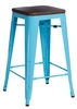 Hoker Paris Wood 75cm niebieski sosna orzech