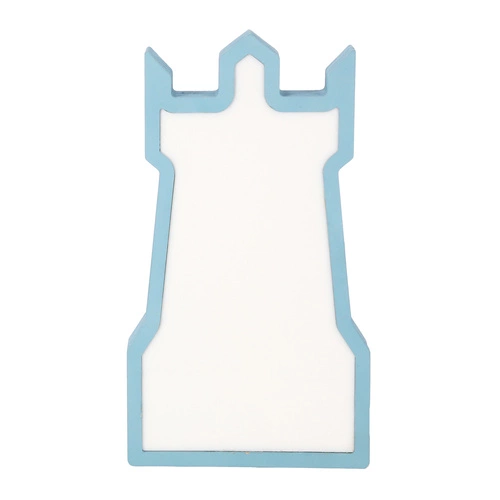 Lampka nocna LED Tower niebieska do pokoju dziecka nowoczesna dekoracyjna MDF 28,5 cm