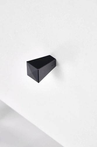 Nowoczesna biała szafka nocna z szufladą Tisaia Intesi do sypialni 40x40 cm