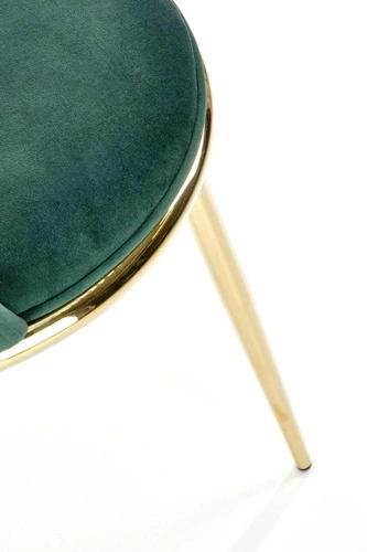 Krzesło Irene zielone/złote