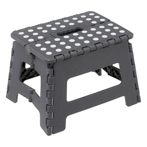 Składany stołek plastikowy 22 cm szary do kuchni i łazienki 5five simply smart