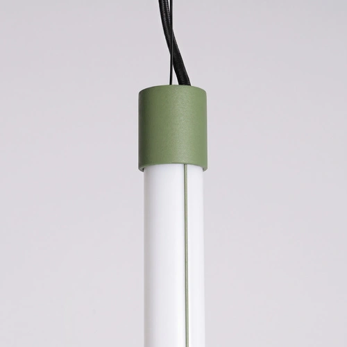 Lampa wisząca TRANG szałwiowa LED regulowana nad wyspę 4000K