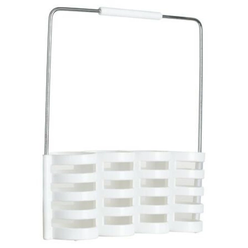 Zestaw sztućców obiadowych 24 elementy Géo 5five simply smart biały ze stojakiem elegancki