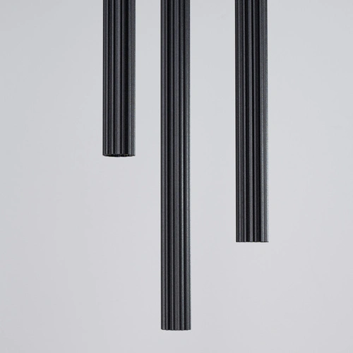 Lampa wisząca ARCHE 3P czarna nowoczesna regulowana do salonu i nad stół 3-punktowa