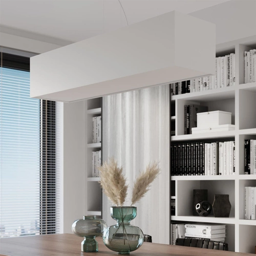 Żyrandol SANTA biały nowoczesny 5-punktowy do salonu i jadalni Sollux Lighting 120 cm