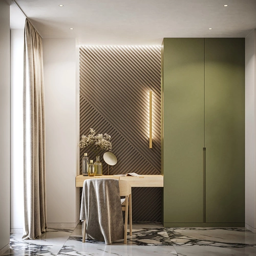 Nowoczesny kinkiet ścienny LED LAHTI L złoty do salonu i sypialni 90 cm aluminium Thoro