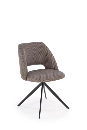 Krzesło biurowe obrotowe Maeba Intesi tapicerowane szare nowoczesne do biura i pokoju młodzieżowego