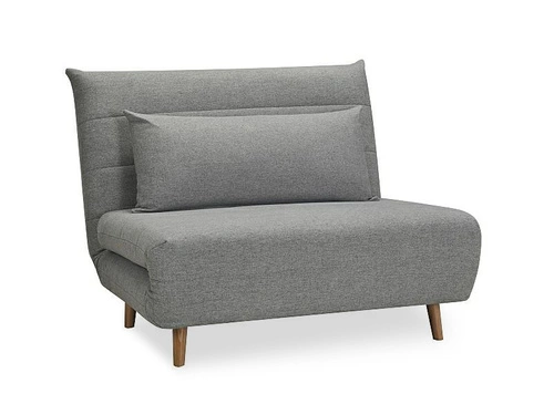 Sofa rozkładana jednoosobowa Arriba szara z funkcją spania do salonu nowoczesna Intesi